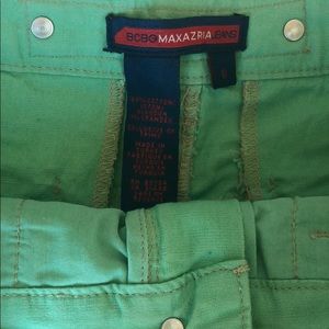 BCBGMaxAzria Skirts - BCBGMAXAZRIA Mint Green Mini Jean Skirt BCBGMaxAzria Skirts - BCBGMAXAZRIA Mint Green Mini Jean Skirt